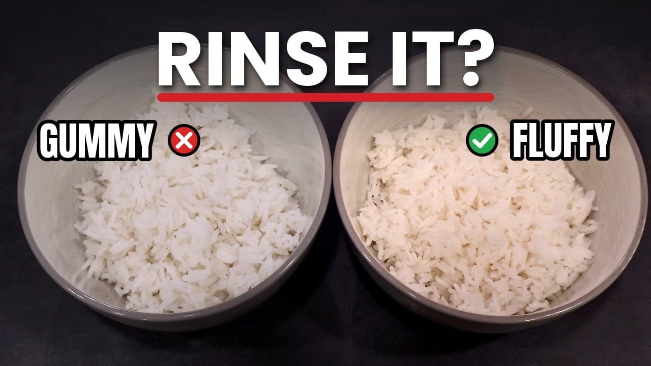 The Rice Myth: What Happens When You Don't Rinse?
