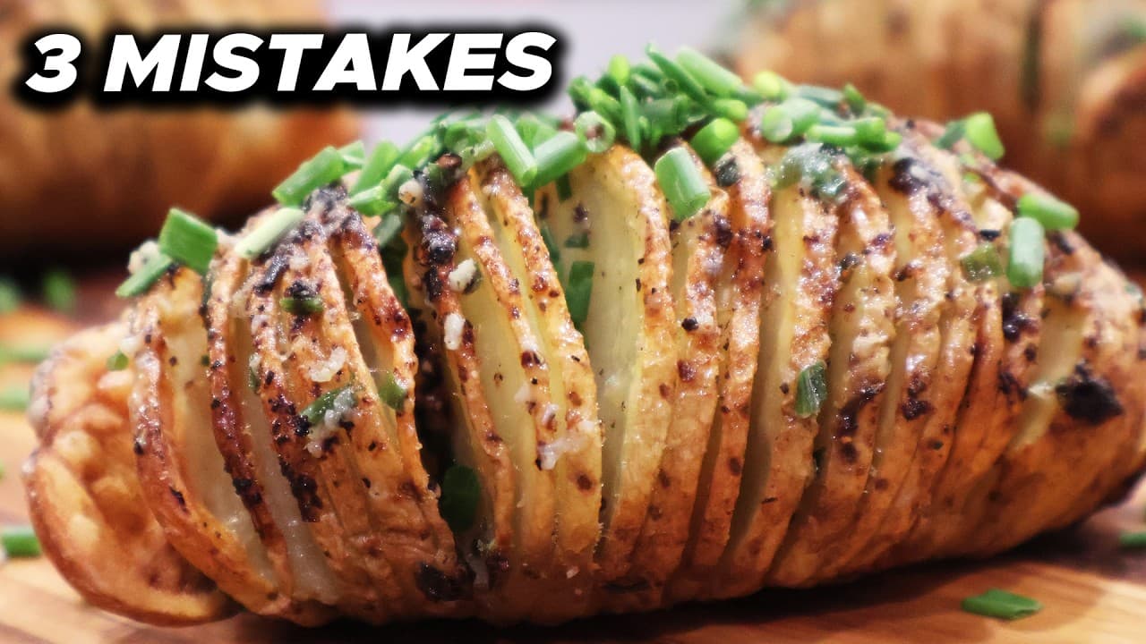 Air Fryer Hasselback Potatoes | Don't Make These 3 Mistakes