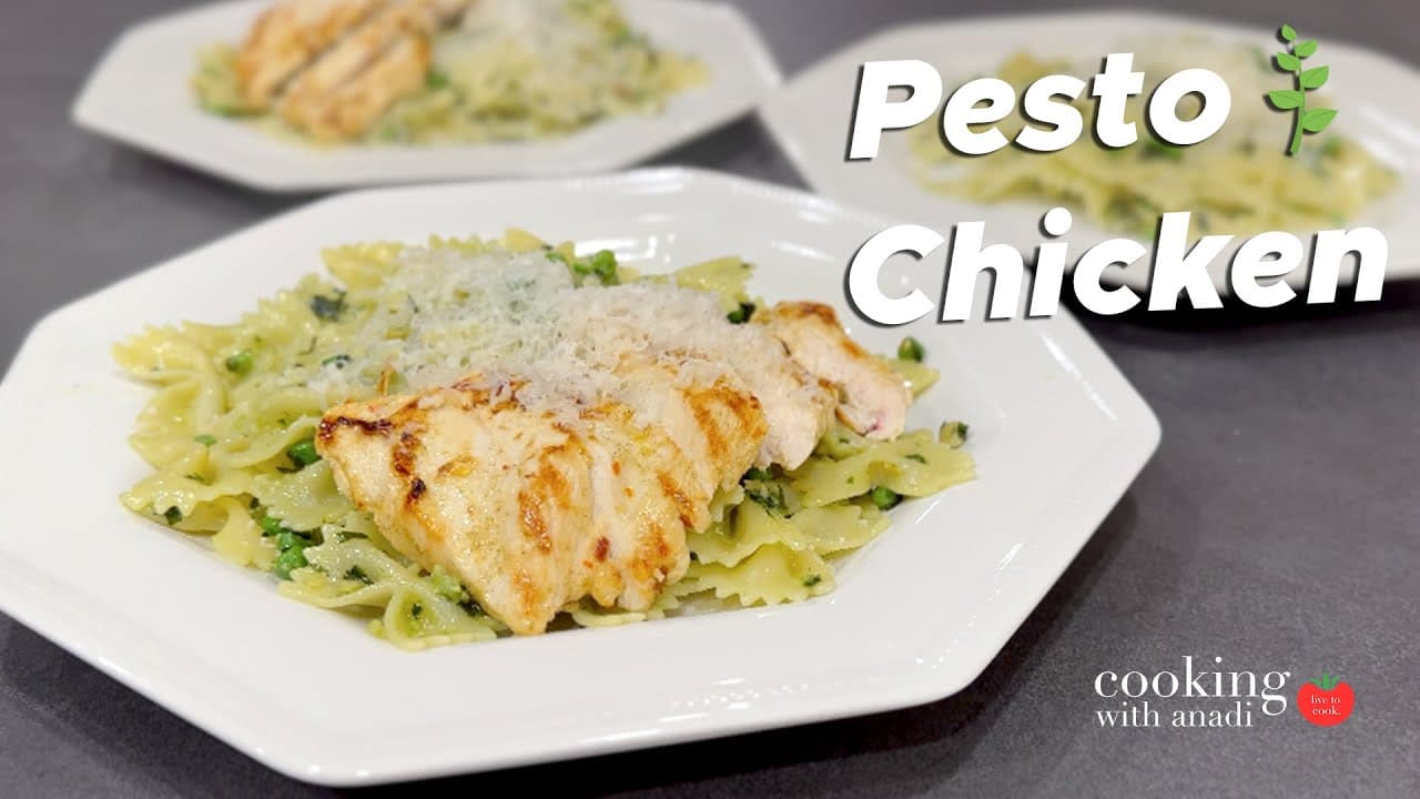 Thumbnail for Pesto Pasta with Grilled Chicken and Peas