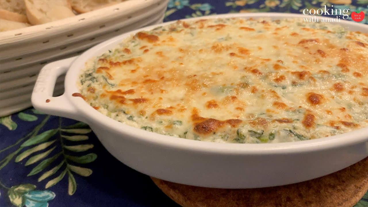 Thumbnail for Creamy Baked Spinach Dip