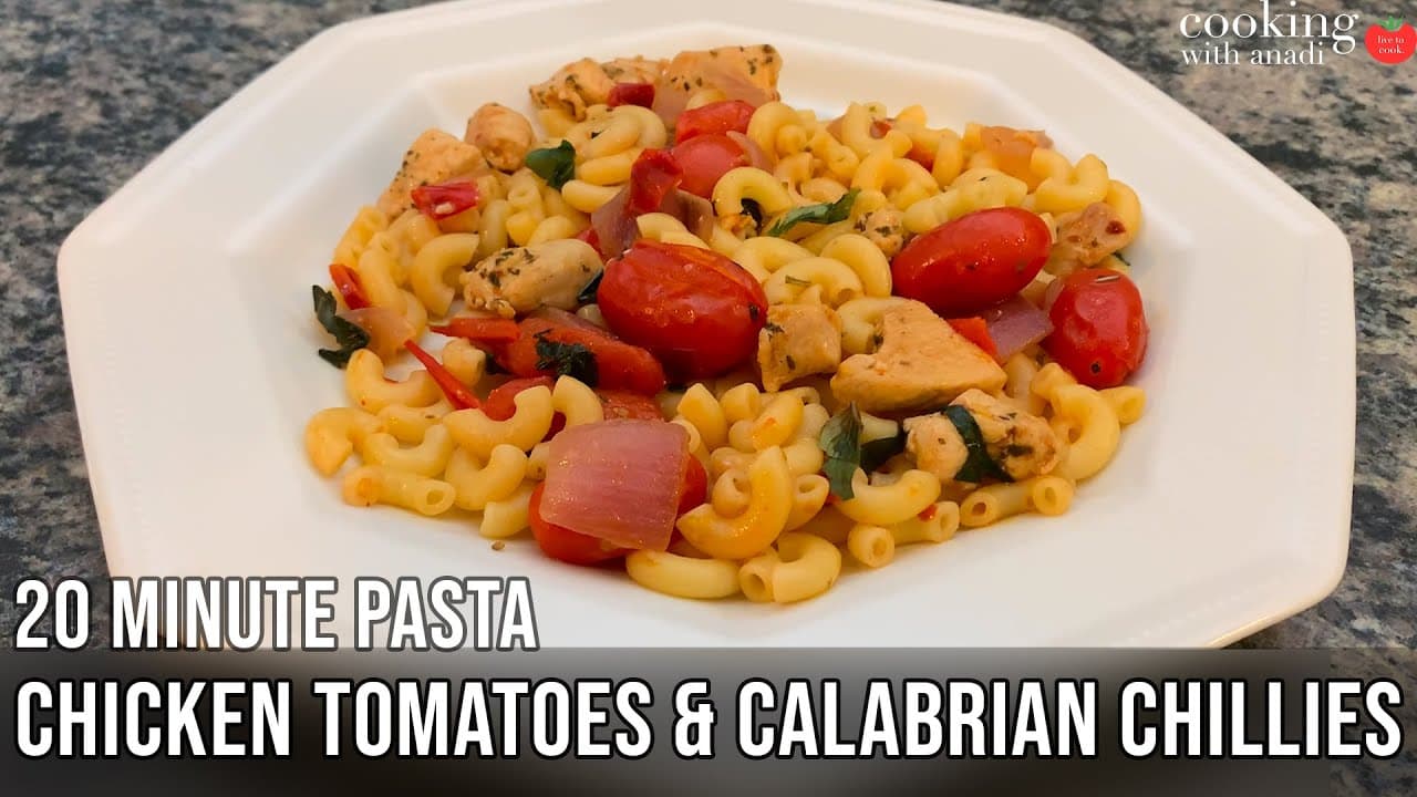 Thumbnail for Healthy Chicken Veggie Pasta with Calabrian Peppers