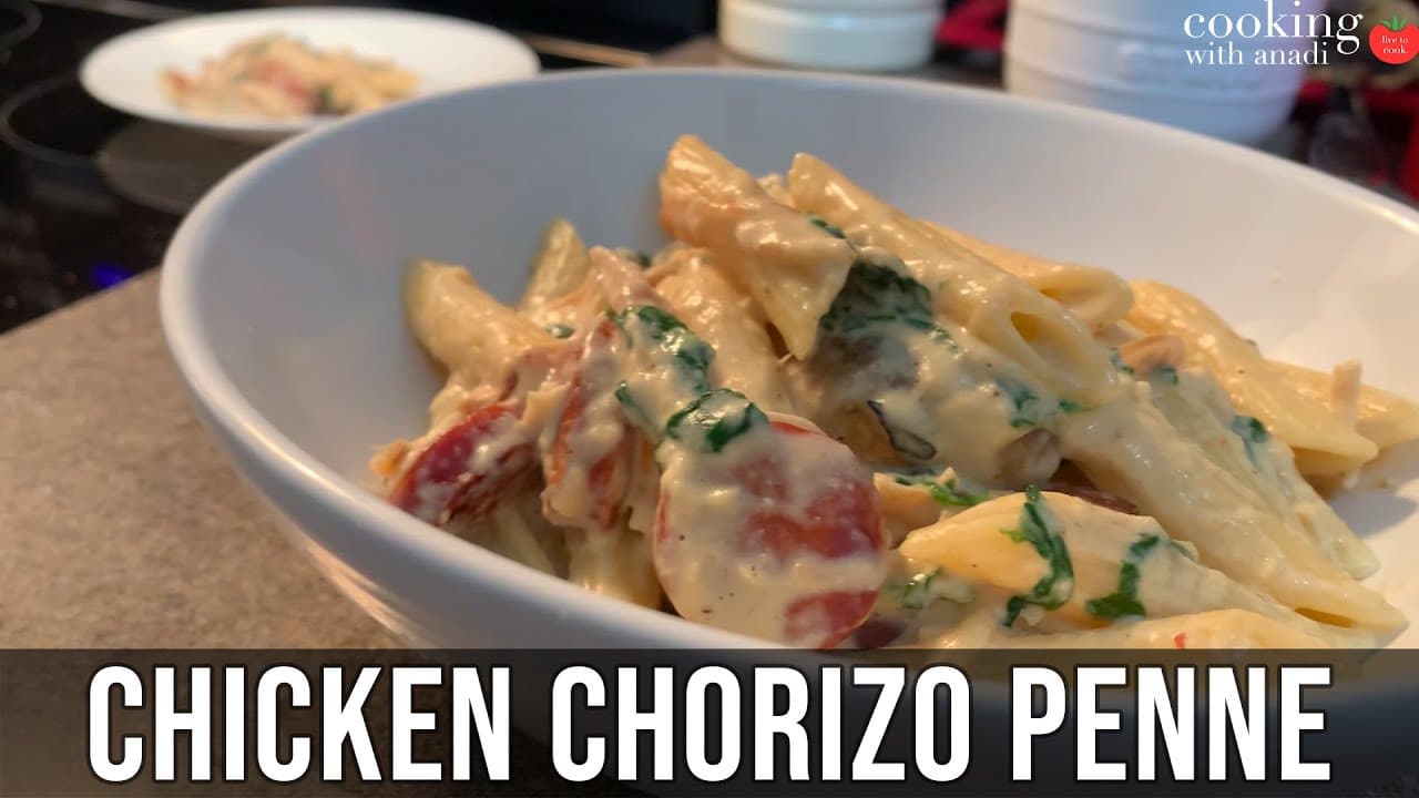 Thumbnail for White Sauce Chicken and Chorizo pasta