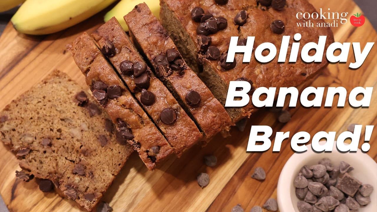Thumbnail for Gingerbread chocolate Chip Banana Bread