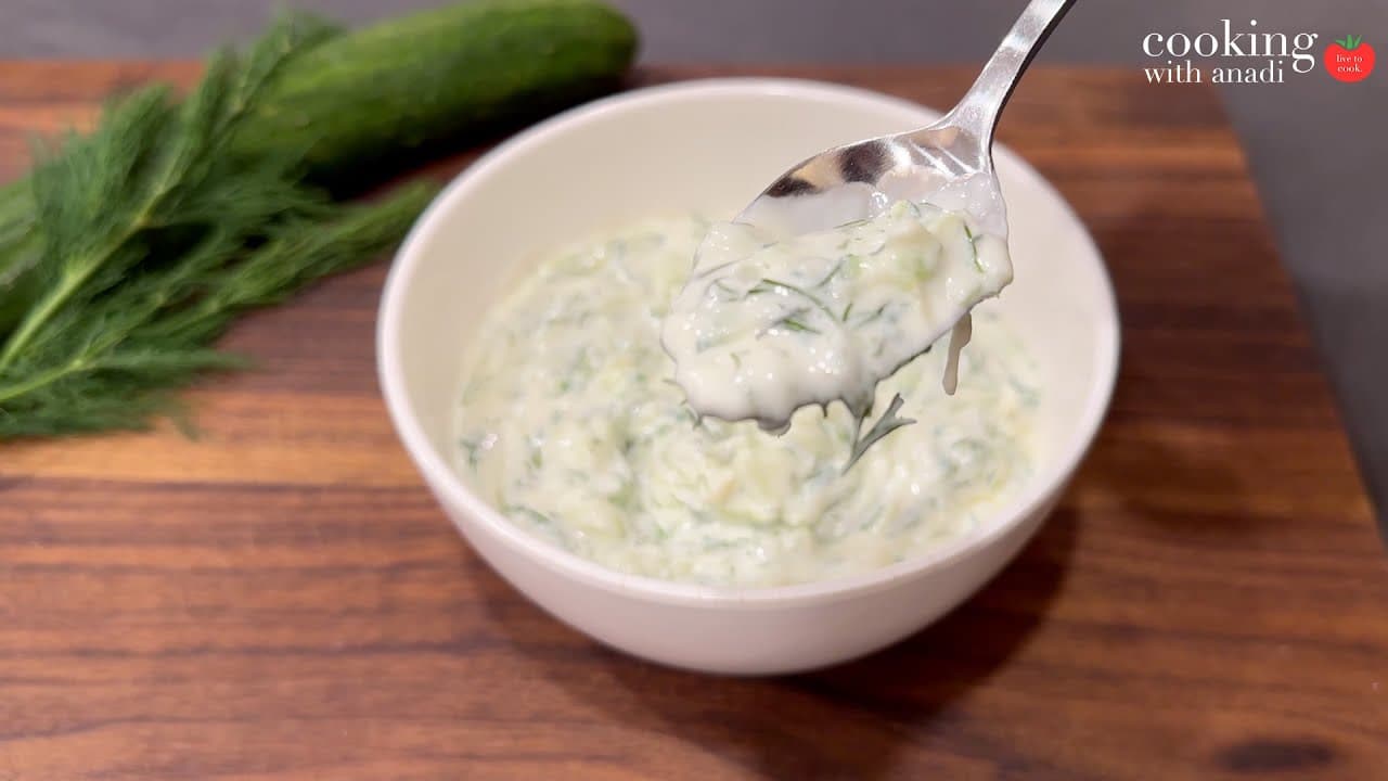 Thumbnail for Authentic Greek Tzatziki Sauce