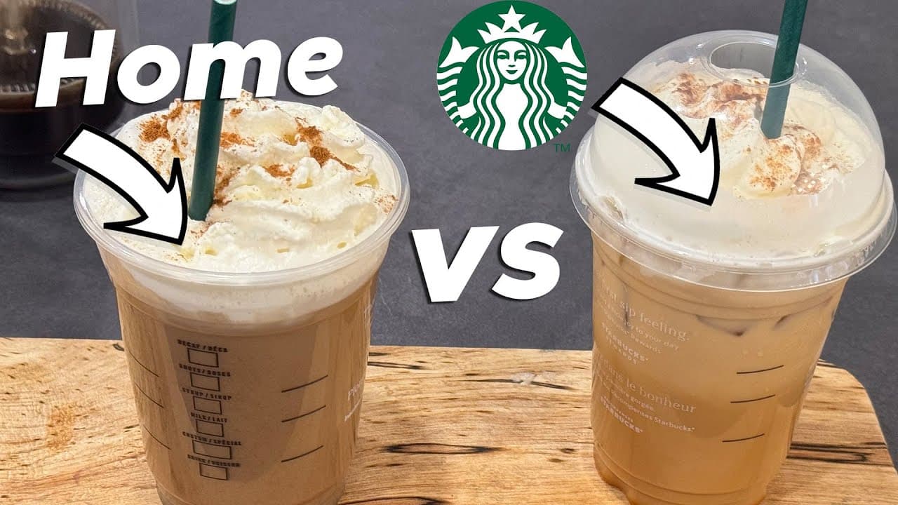 Thumbnail for homemade starbucks Iced Pumpkin Spice Latte