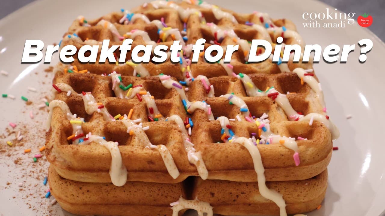 Thumbnail for Festive Sugar Cookie Waffles