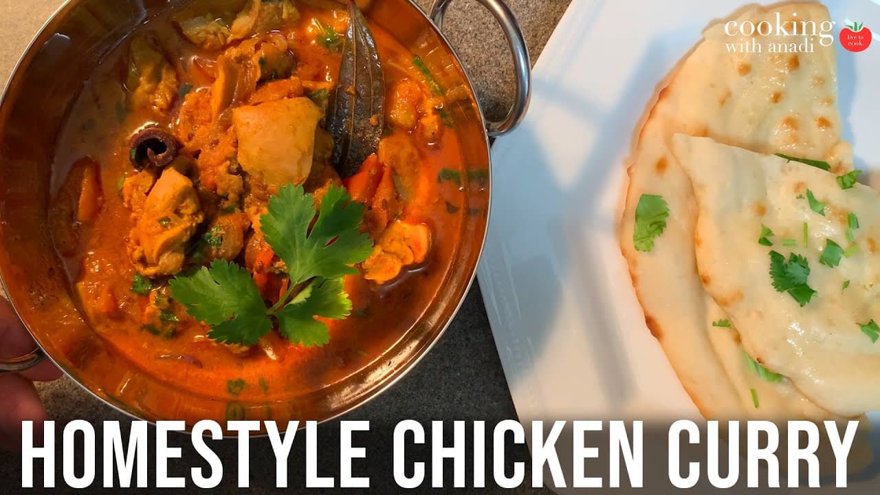 Thumbnail for easy homestyle chicken curry