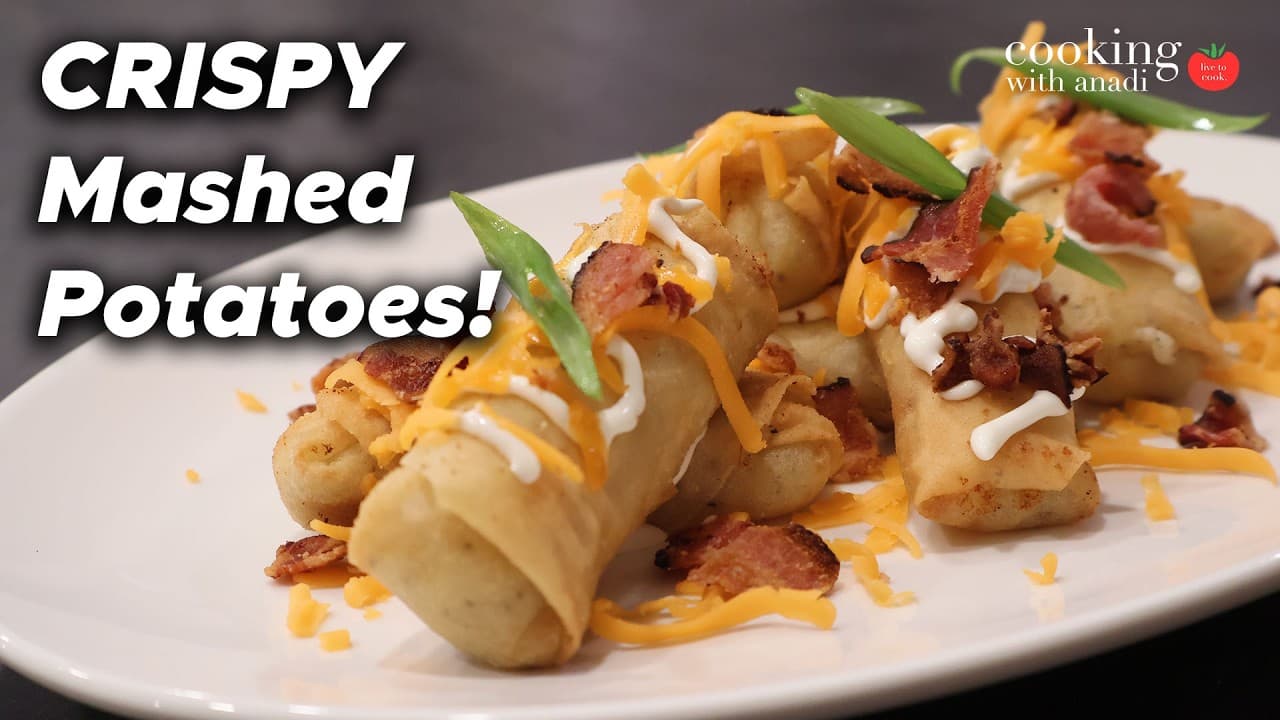 Thumbnail for Crispy Mashed Potato Spring Rolls