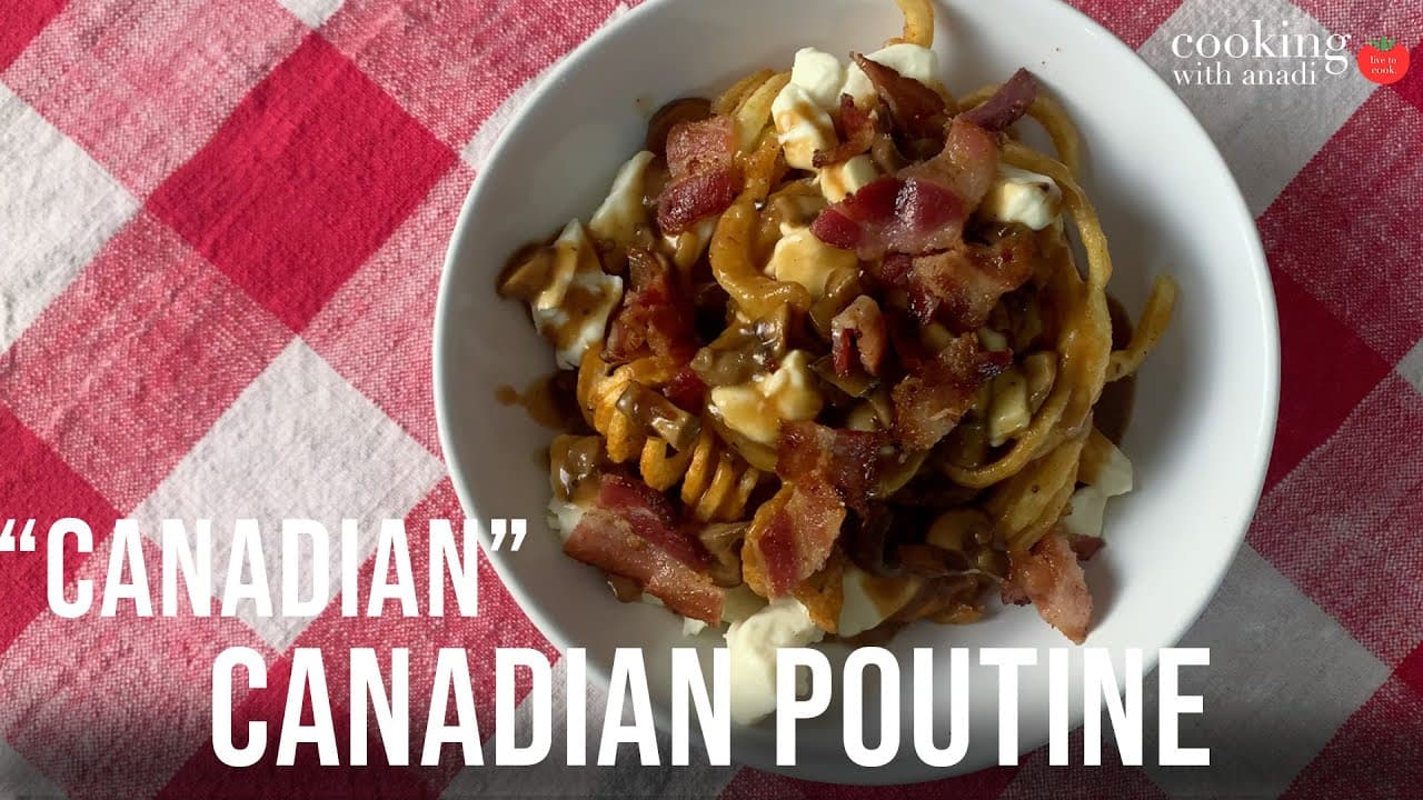 Thumbnail for Canadian Poutine Recipe with Mushrooms & Bacon