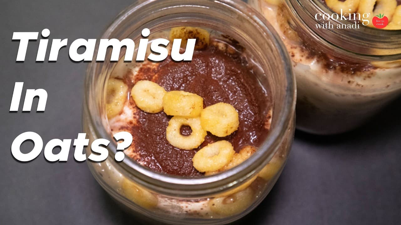 Thumbnail for High Protein Tiramisu Overnight Oats