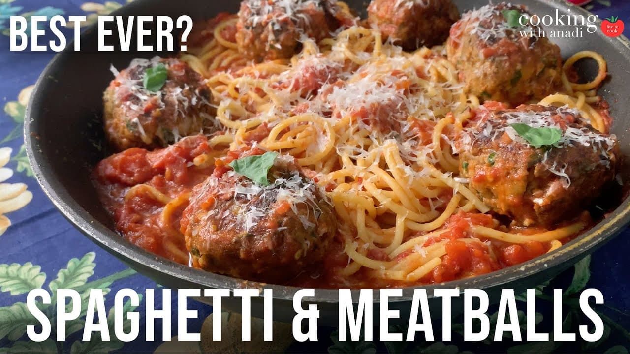 Thumbnail for The Best Spaghetti and Meatballs Recipe with Classic Marinara