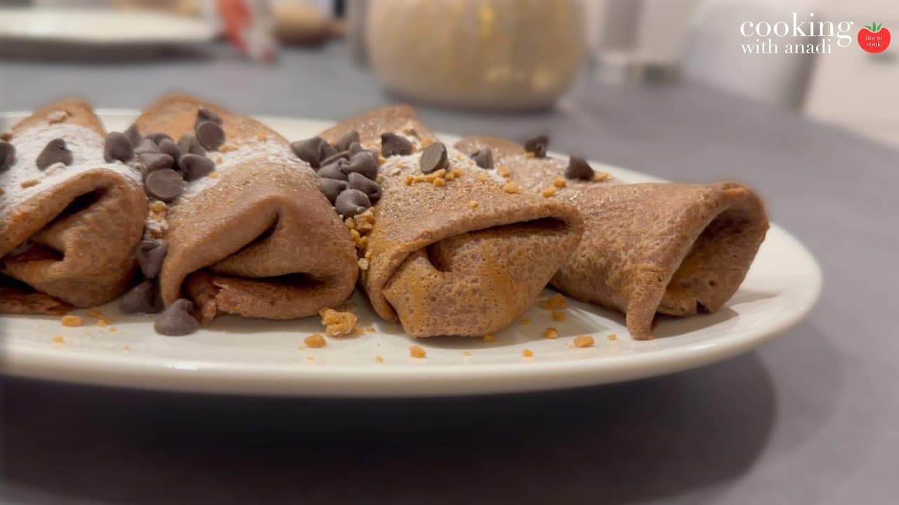 Thumbnail for Gluten-Free Chocolate Crepes