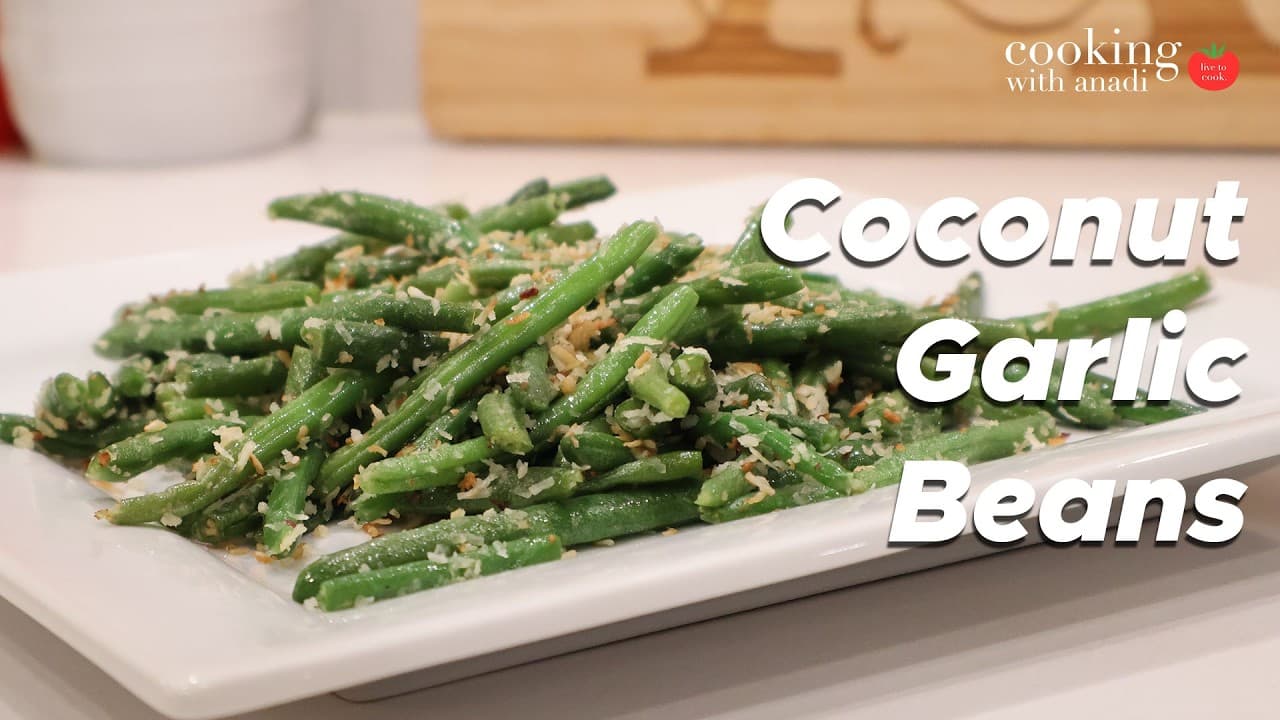 Thumbnail for Easy Sautéed Coconut Green Beans