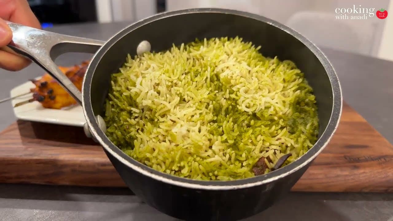Thumbnail for Mint Coriander Rice