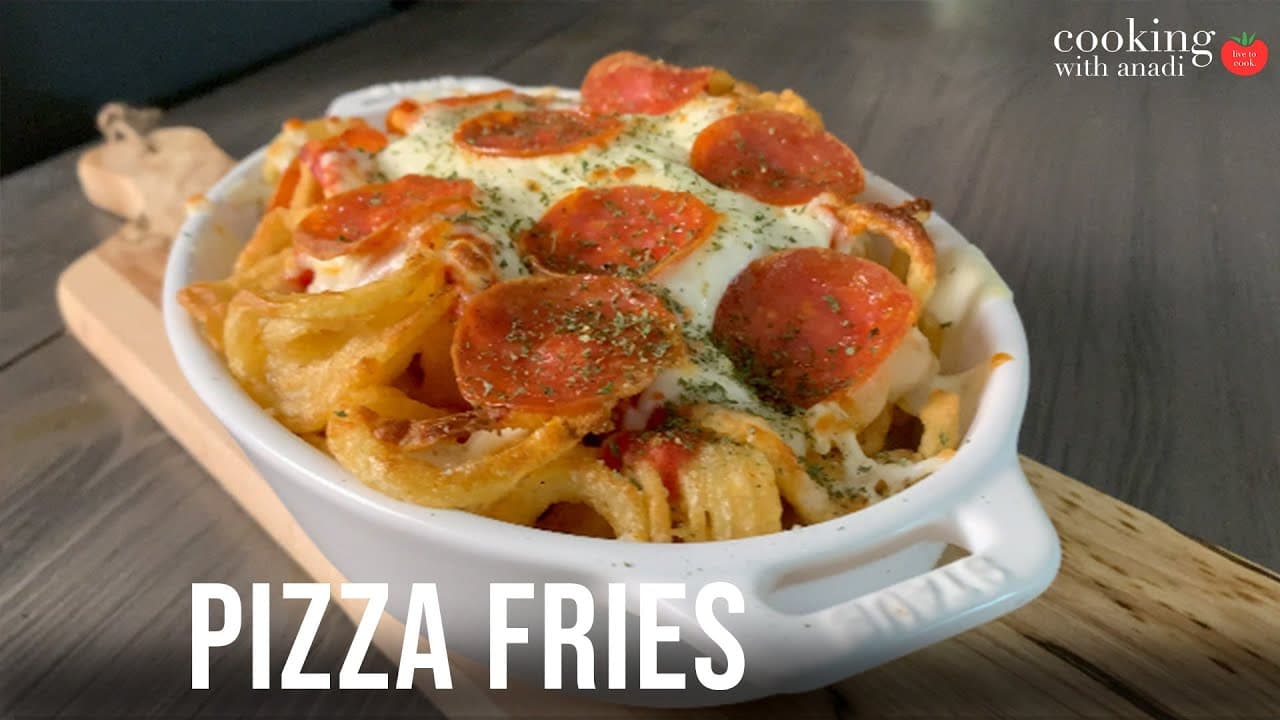 Thumbnail for Cheesy Pizza Fries with Curly Fries