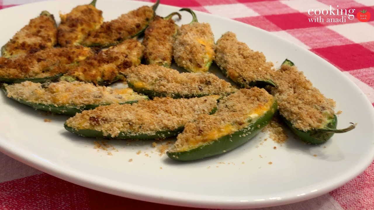 Thumbnail for Cheesy Air Fried Jalapeno Poppers
