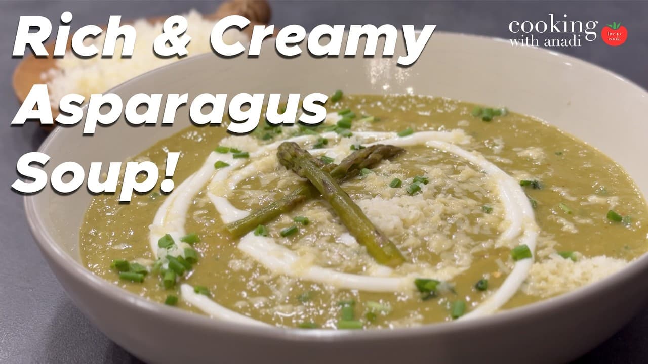 Thumbnail for One-Pot Cream of Asparagus Soup Recipe: