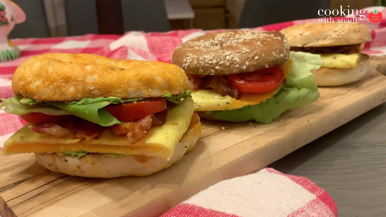 Thumbnail for The Perfect Breakfast Bagel Sandwich!