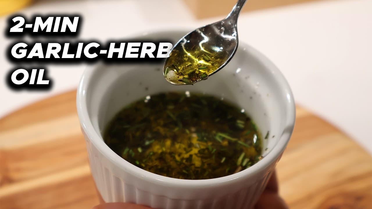 Thumbnail for Super Easy No-Cook Garlic-Herb Oil