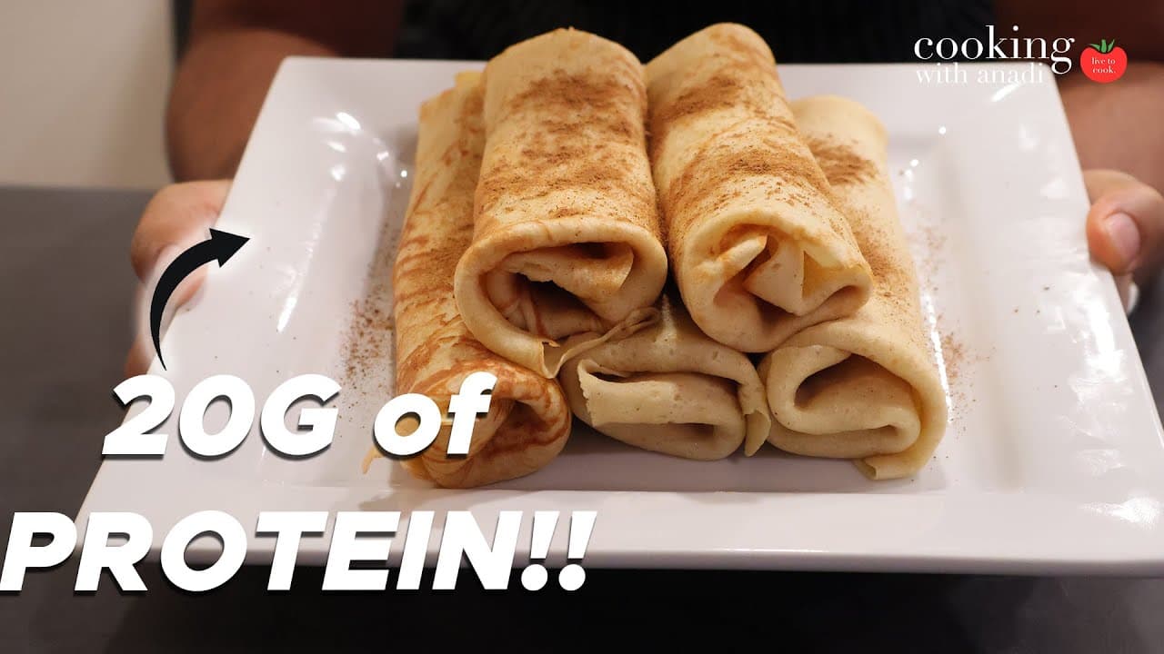 Thumbnail for High Protein Healthy Pumpkin Crepes