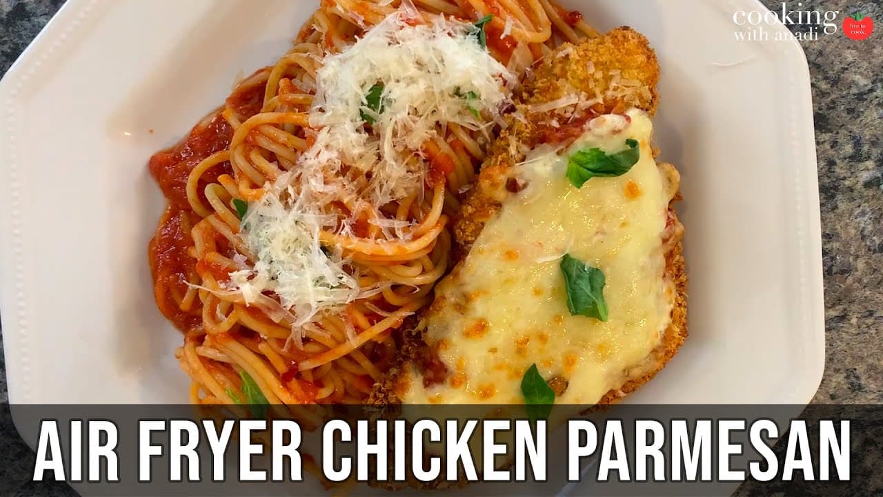 Thumbnail for Crispy & Cheesy Air Fryer Chicken Parmesan