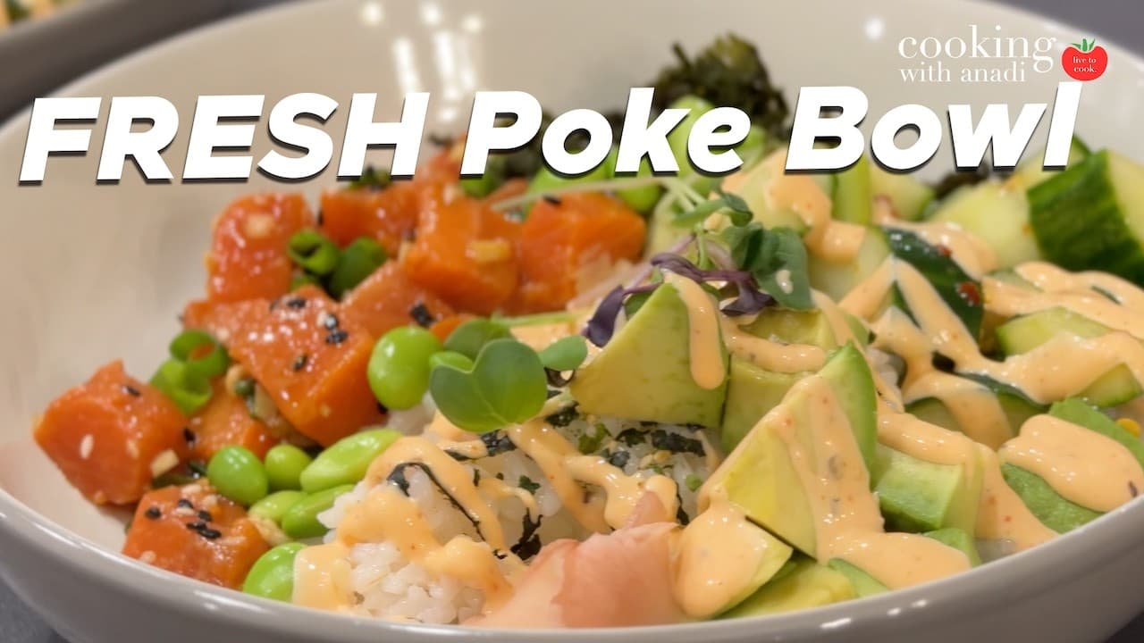 Thumbnail for Fresh Salmon Poke Bowl