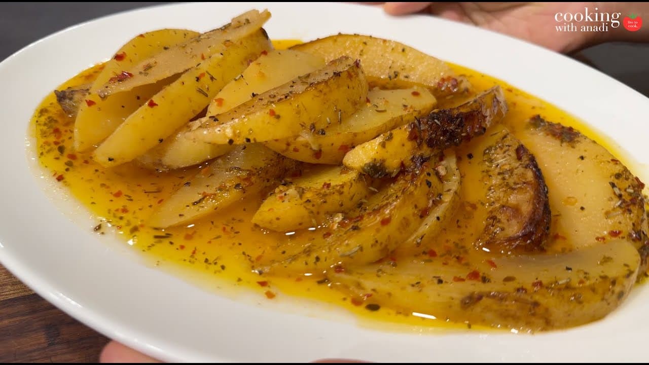 Thumbnail for Easy Baked Geek Lemon Potatoes