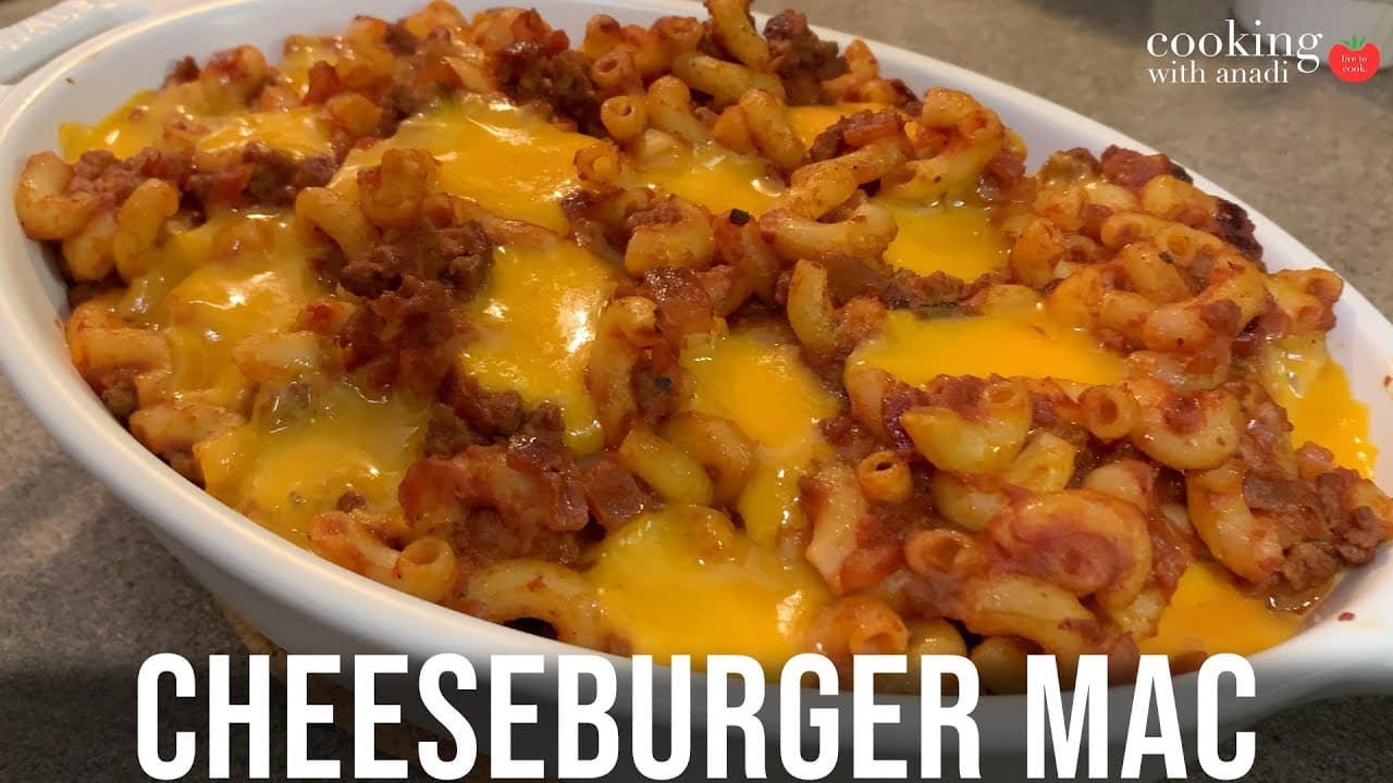 Thumbnail for Baked Cheeseburger Mac and Cheese