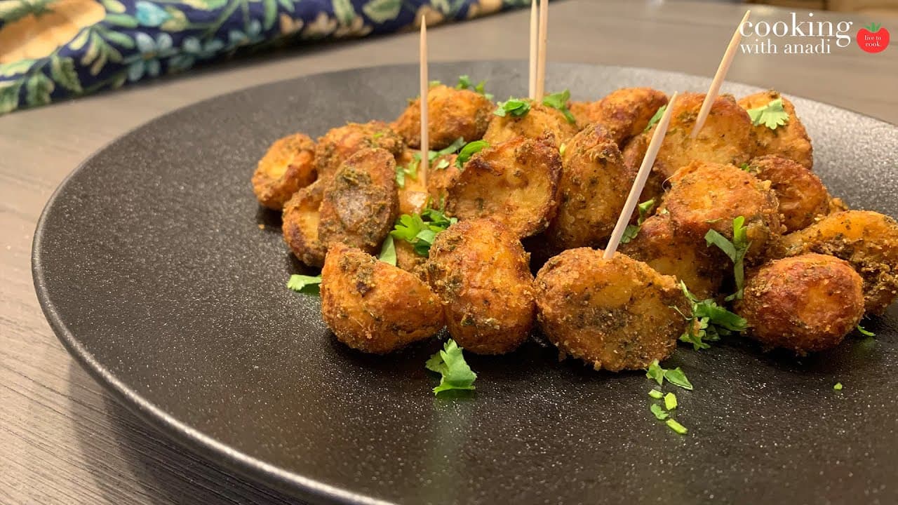 Thumbnail for Indian Street-Style Air Fryer Baby Potatoes