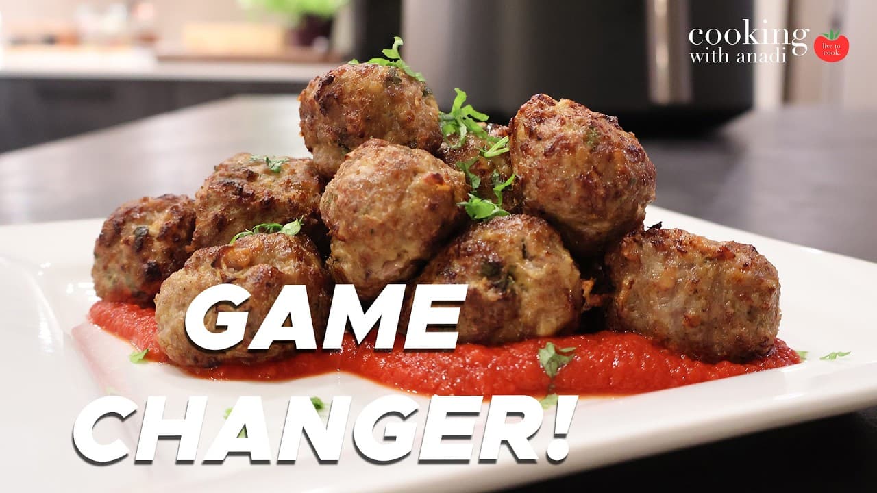 Thumbnail for Easy and Healthy Air Fryer Meatballs