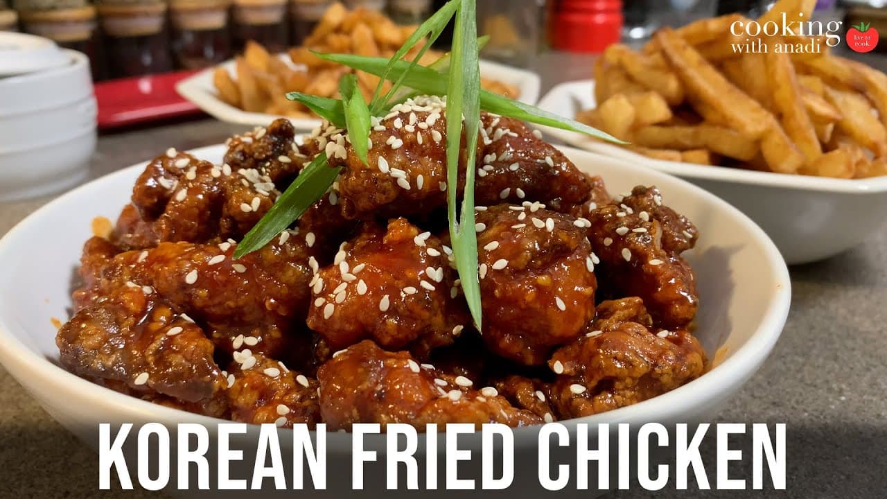 Thumbnail for Crispy Korean Popcorn Chicken