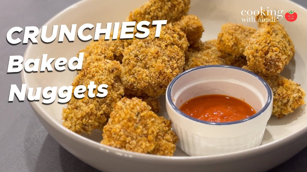 Thumbnail for Easy Baked Panko Chicken Nuggets