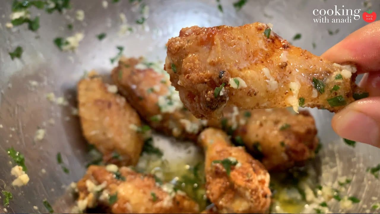 Thumbnail for Easy Air Fryer Garlic Parmesan Wings