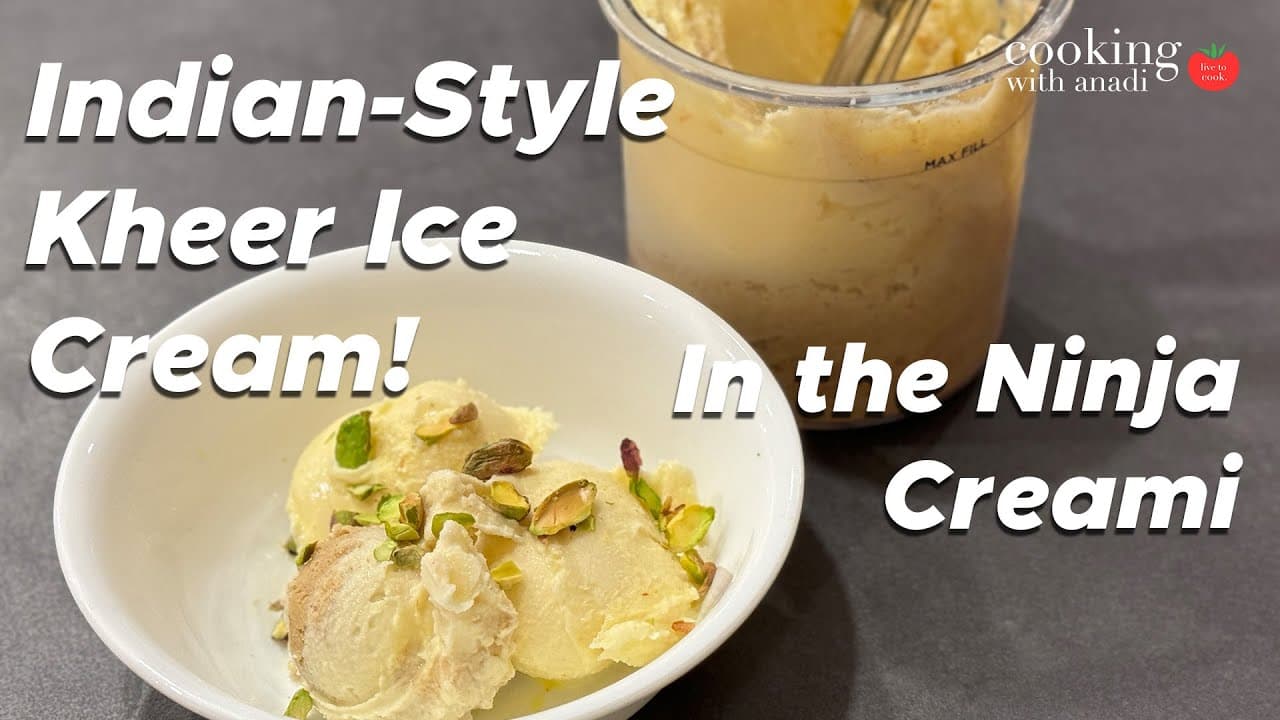 Thumbnail for Indian Sooji Kheer Ice Cream in the Ninja Creami