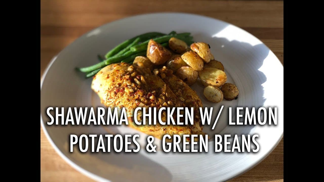 Thumbnail for Easy Sheet Pan Chicken Shawarma Dinner