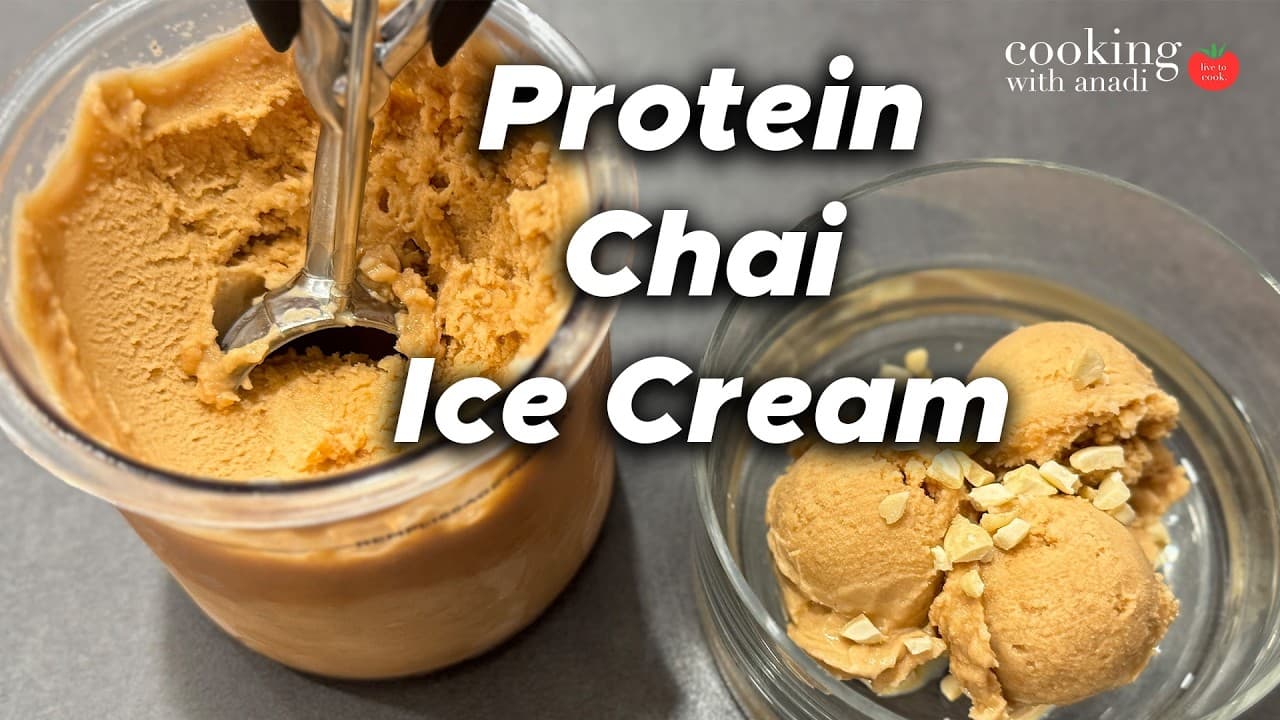 Thumbnail for High Protein Ginger Chai Ice Cream in the Ninja Creami