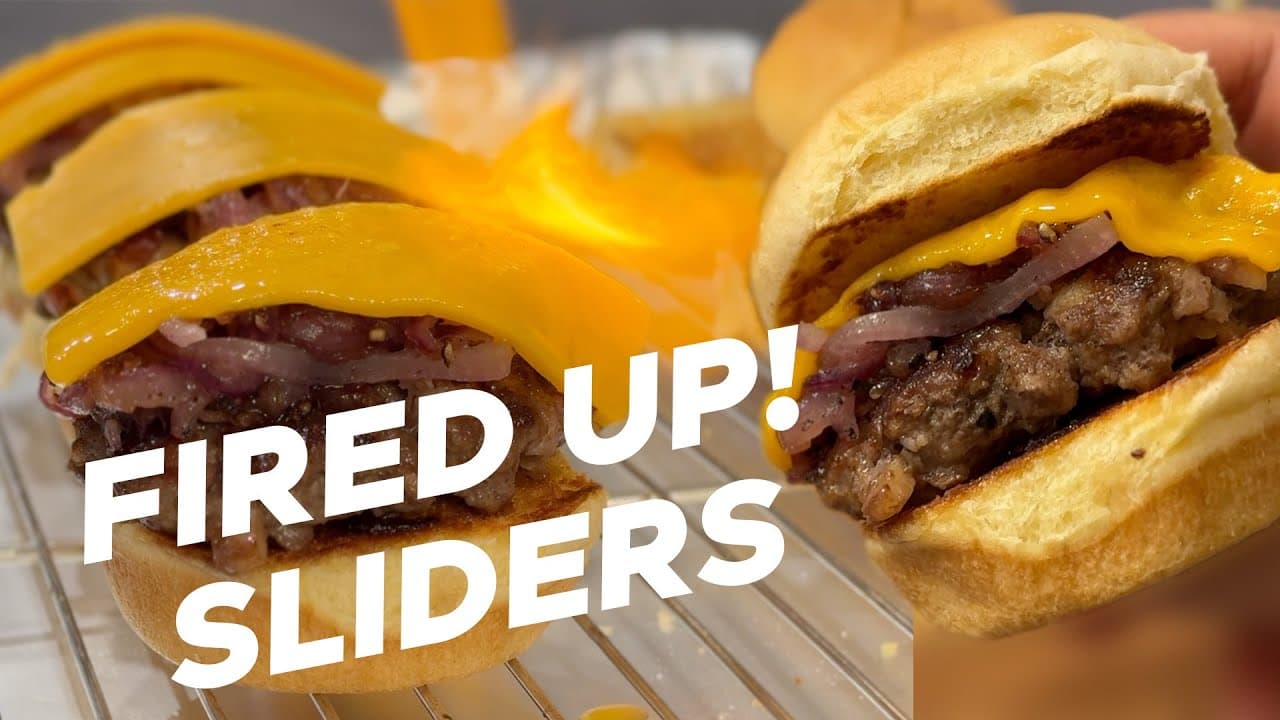 Thumbnail for Fired Up Bacon Cheeseburger Sliders