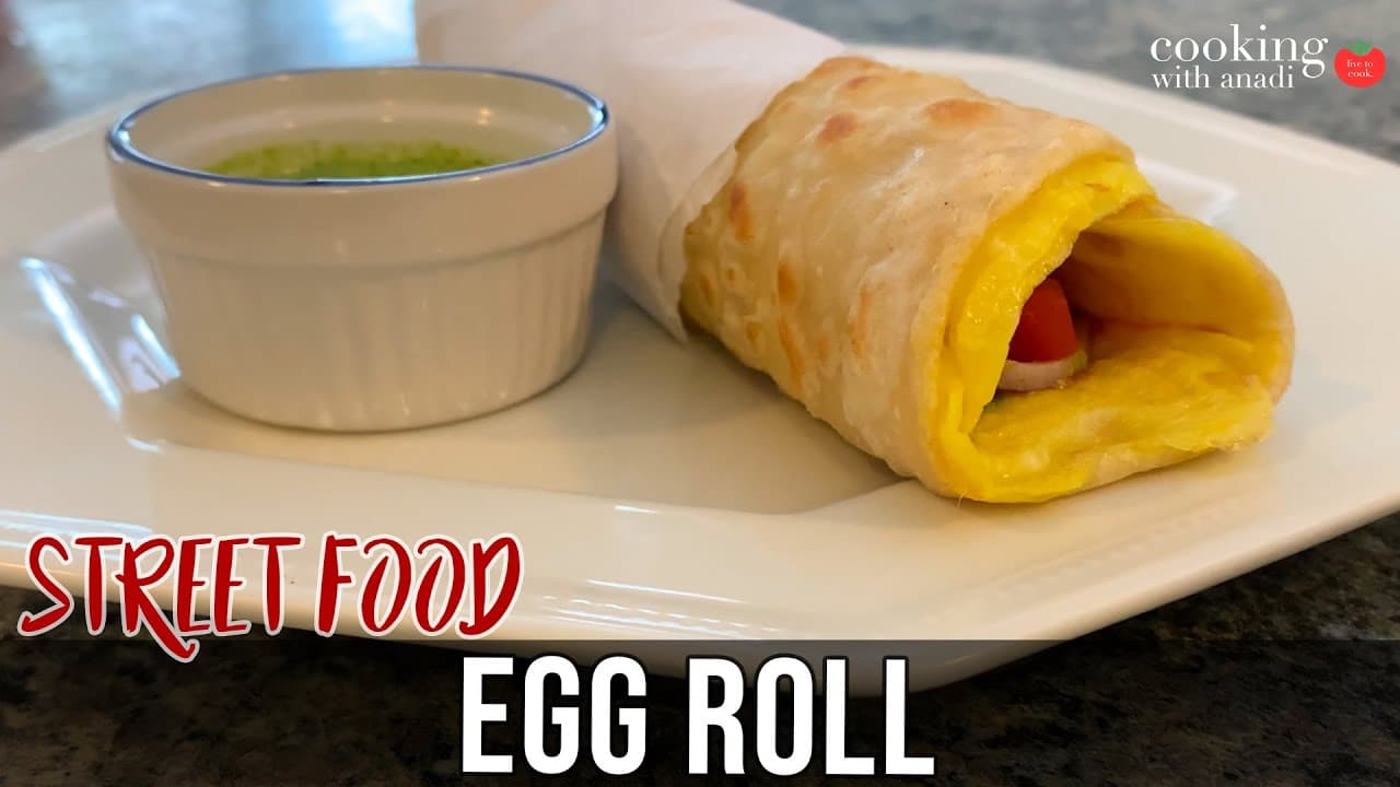Thumbnail for Spicy Indian Egg Roll