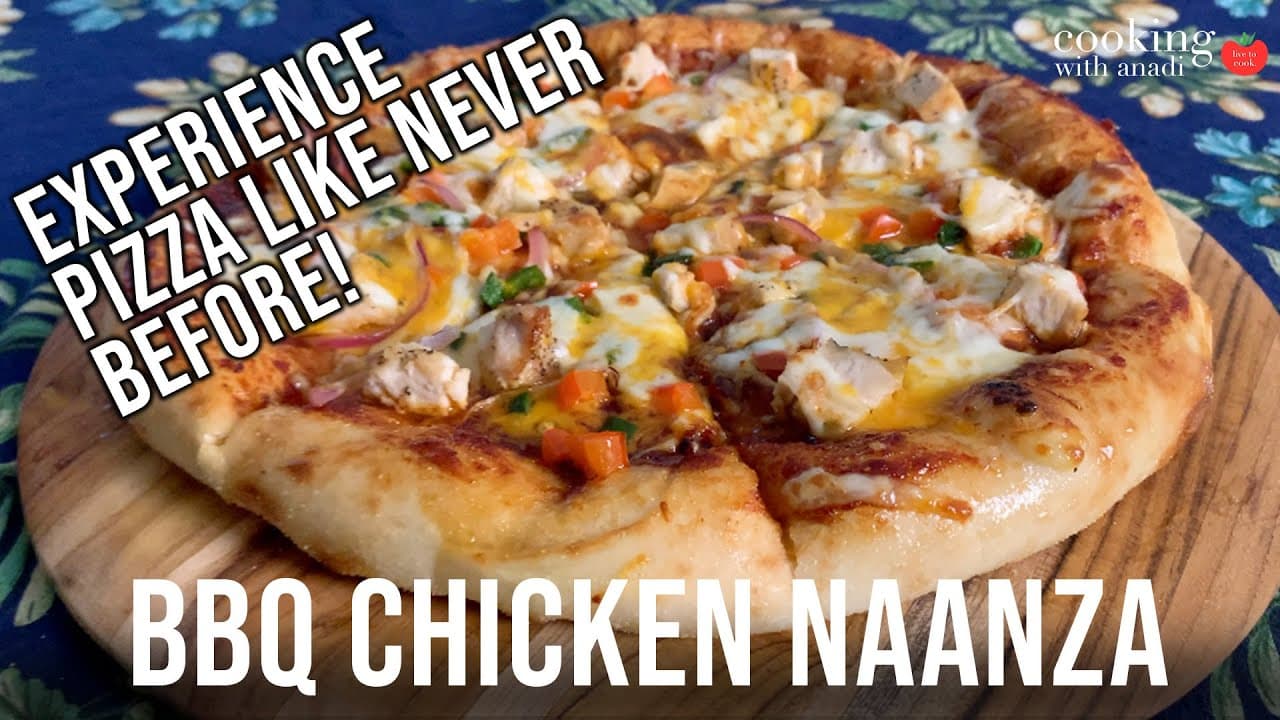 Thumbnail for BBQ Chicken Naan Pizza