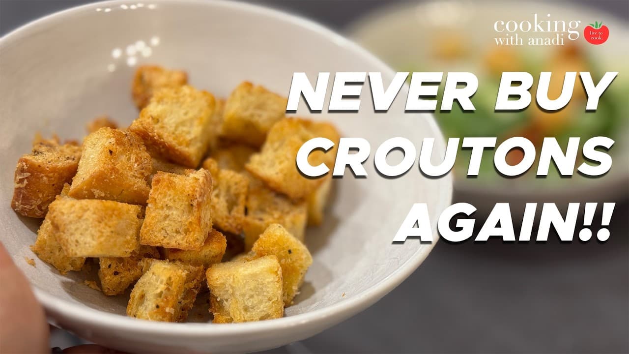 Thumbnail for The Crunchiest Croutons Recipe Ever