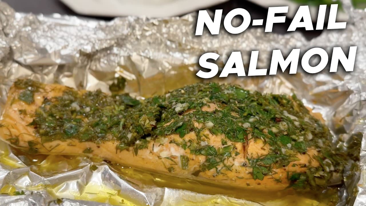 Thumbnail for Oven Baked Salmon with Lemon and Herbs