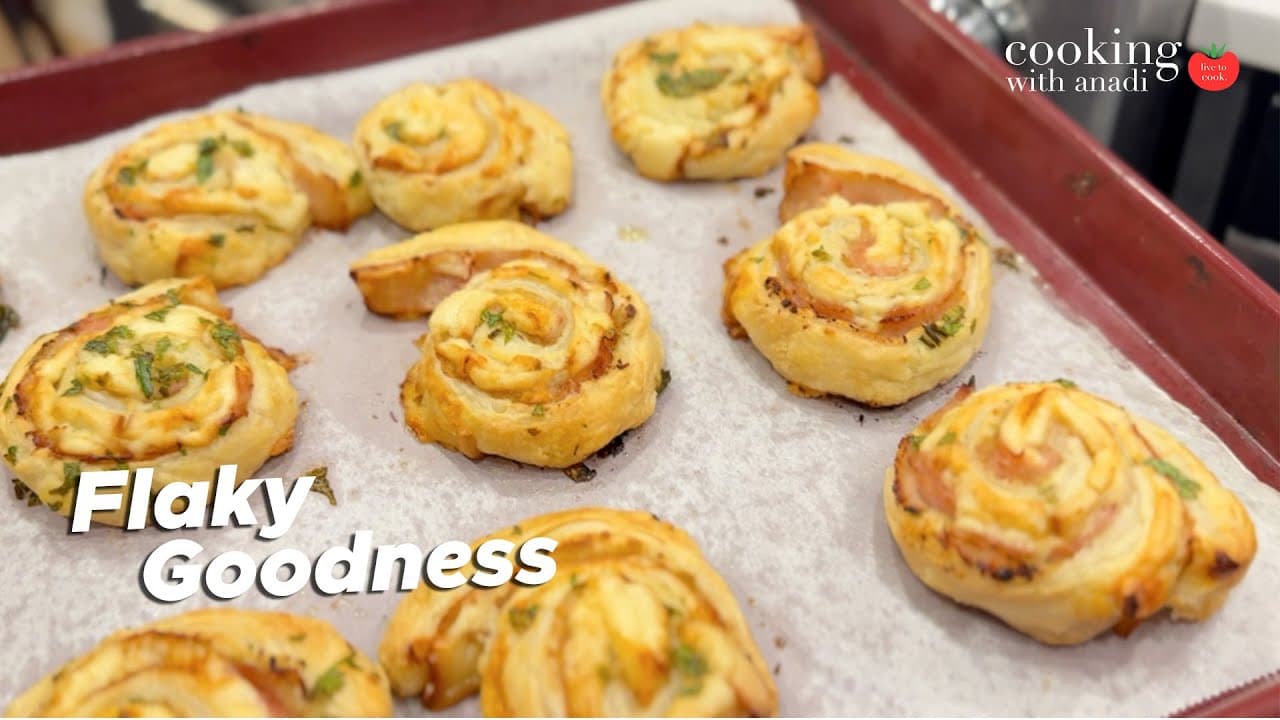 Thumbnail for Baked Ham and Cheese Pinwheels
