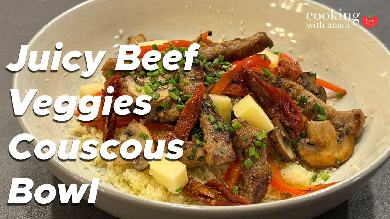 Thumbnail for 20-Minute Beef and Vegetable Couscous Bowl