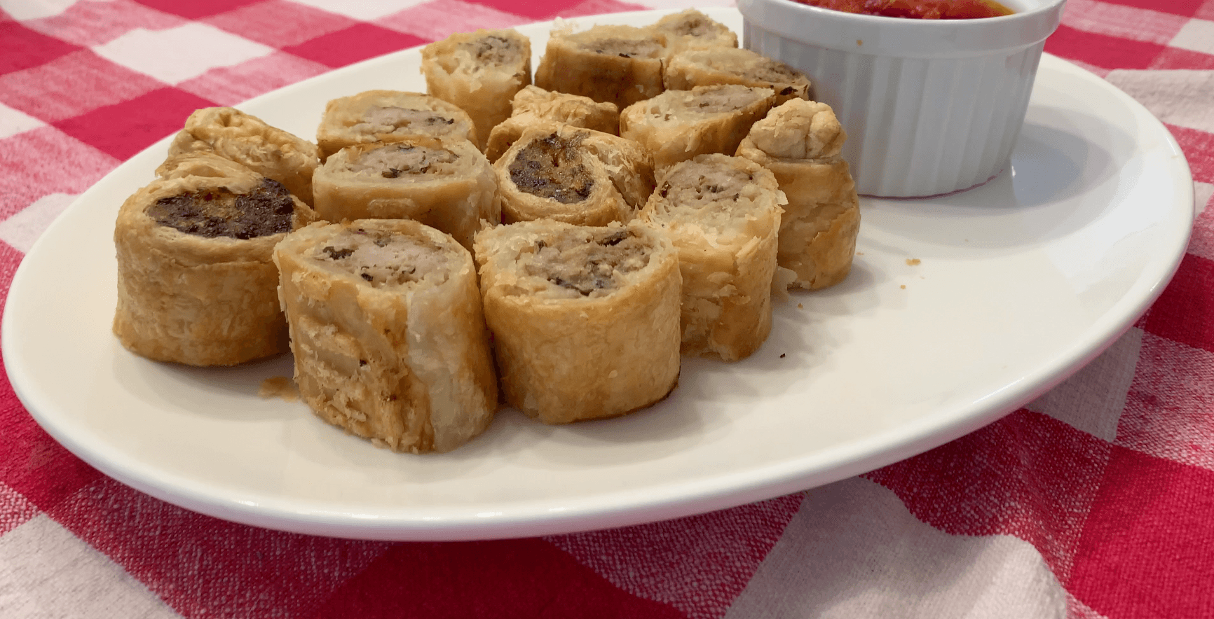 Air Fryer Mini Puff Pastry Sausage Rolls