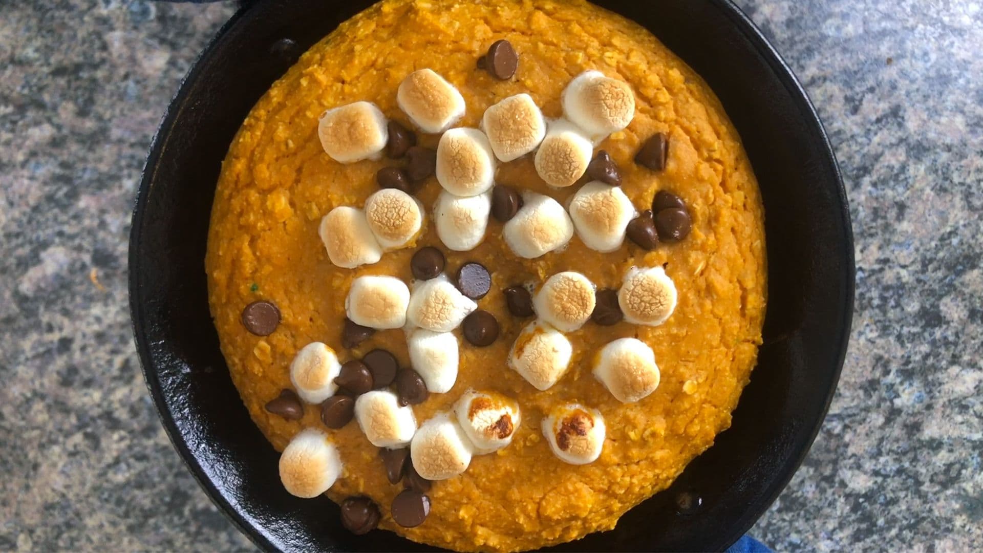 Skillet Protein Chocolate Chip Cookie Recipe
