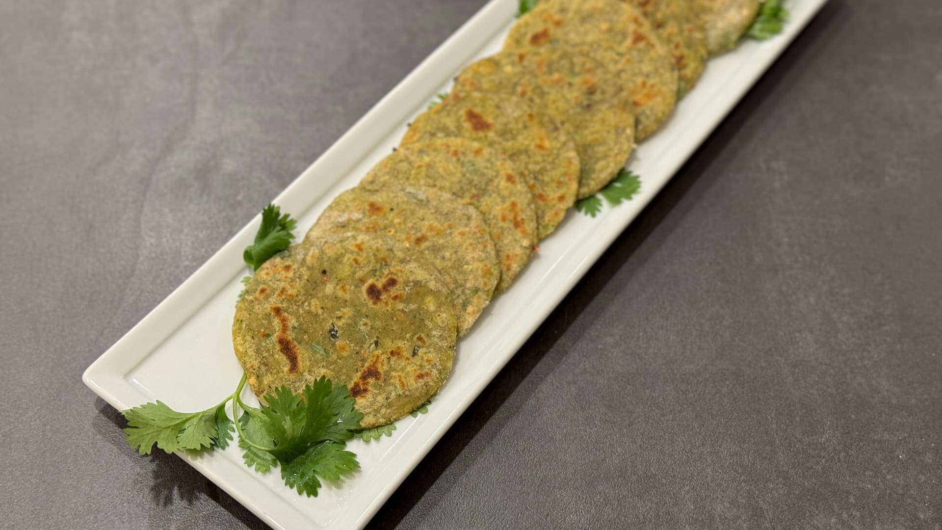 Easy Mini Broccoli Cheese Paratha Recipe