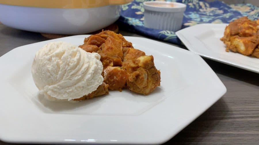 Fall-Inspired Pumpkin Banana Bread Pudding