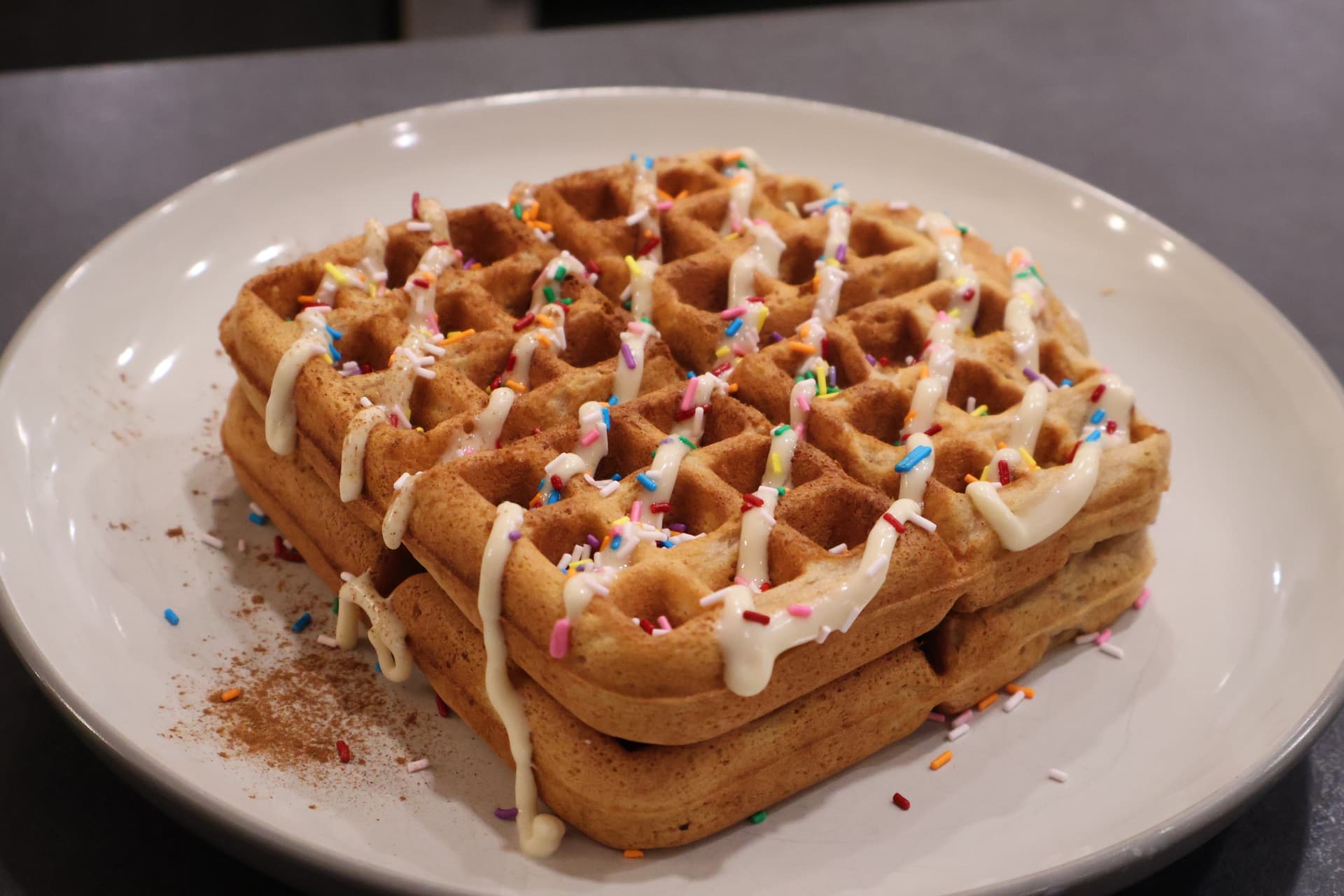 Transform Your Mornings with Sugar Cookie Waffles!