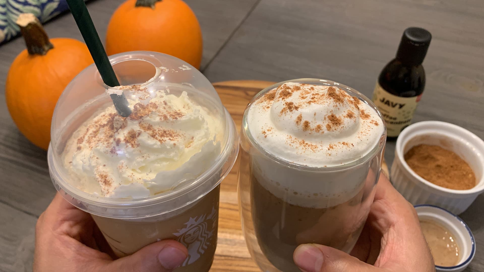 Treat Yourself to a Homemade Pumpkin Spice Frappuccino