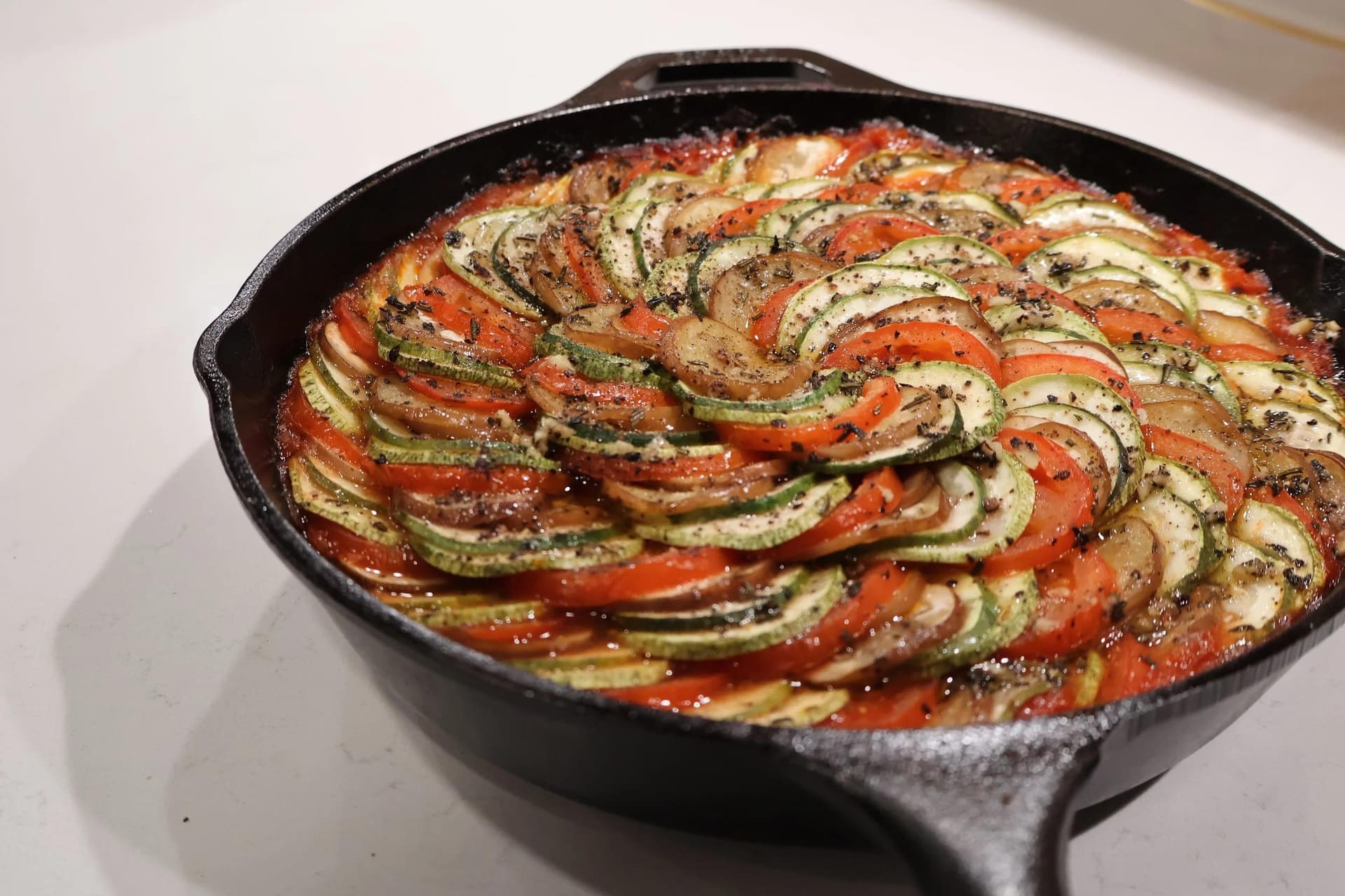 Disney’s Baked Ratatouille Recipe (Confit Byaldi)